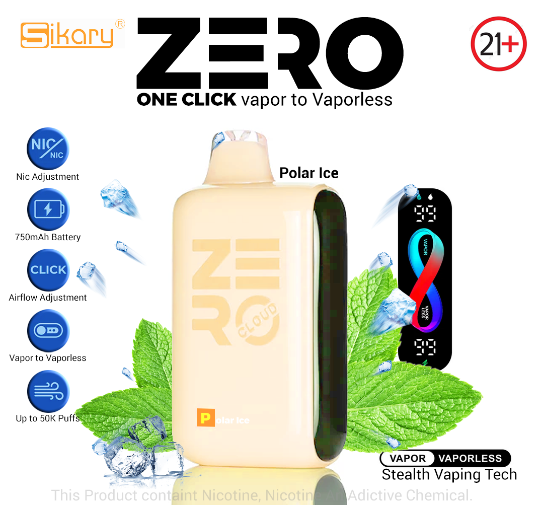 Zero Vaporless Polar Ice